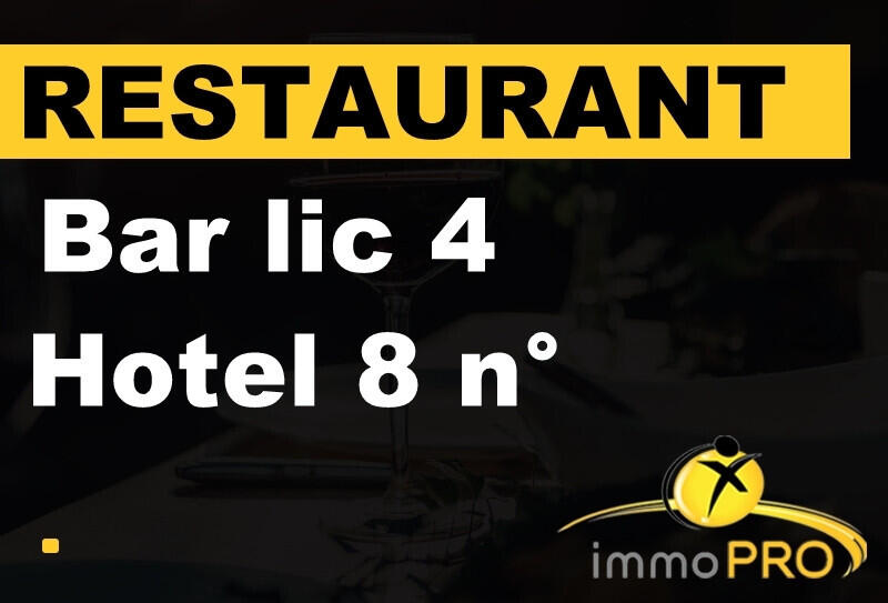 Vend bar restaurant hôtel 8 n° empl n°1 à Vienne