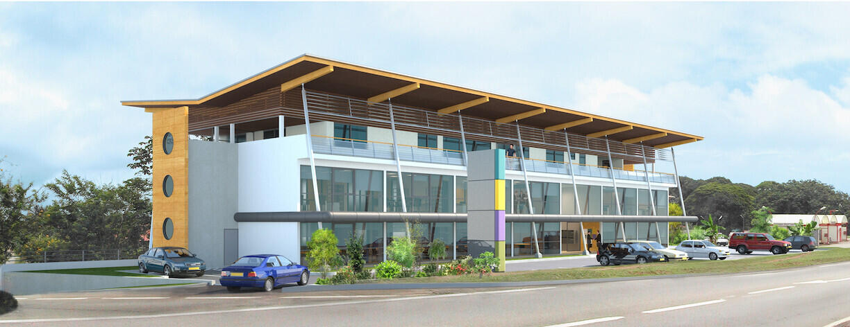A louer bureaux 1050m² sur axe principal en Guyane