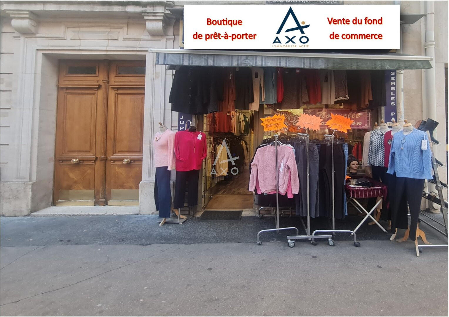 Vente boutique de prêt à porter à Paris 75018