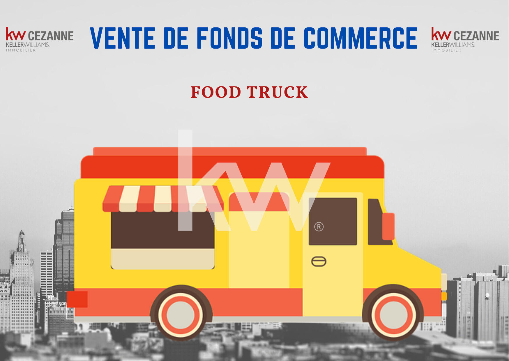 Vend FDC food truck itinérant Châteauneuf le Rouge