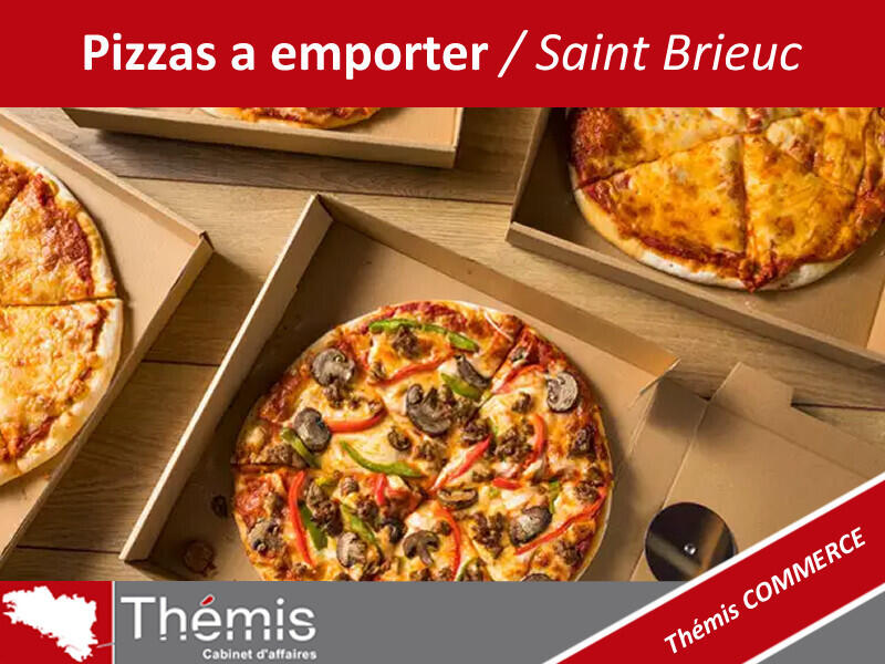 Vente FDC pizzas à emporter centre ville St Brieuc