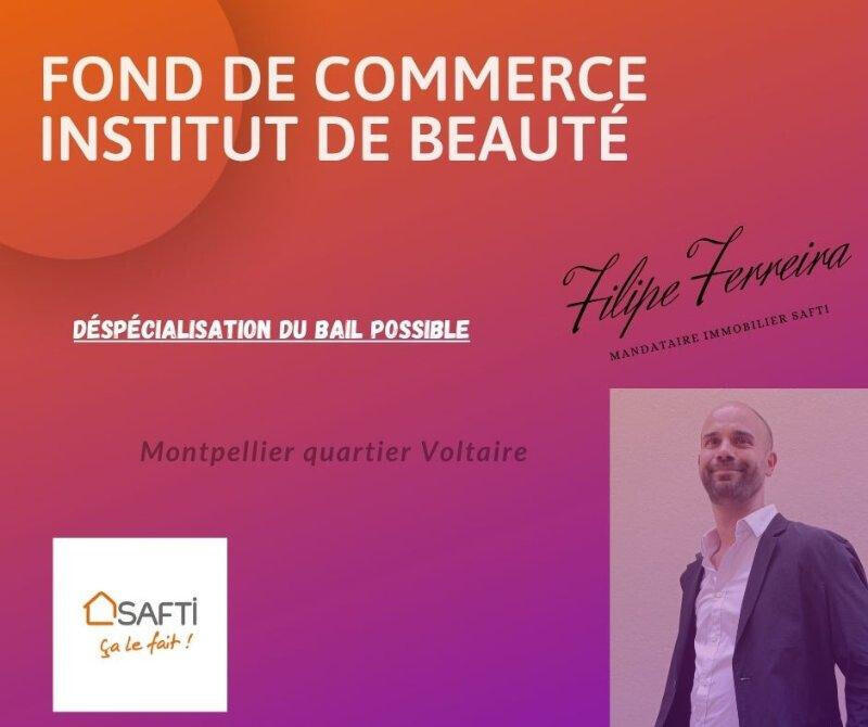 Vente institut de beauté axe passant Montpellier