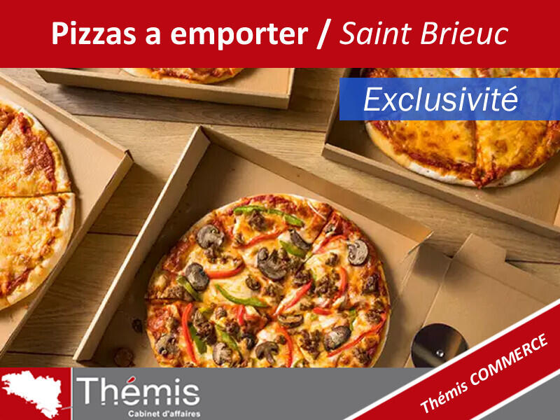 Vente commerce pizzas à emporter à Saint Brieuc