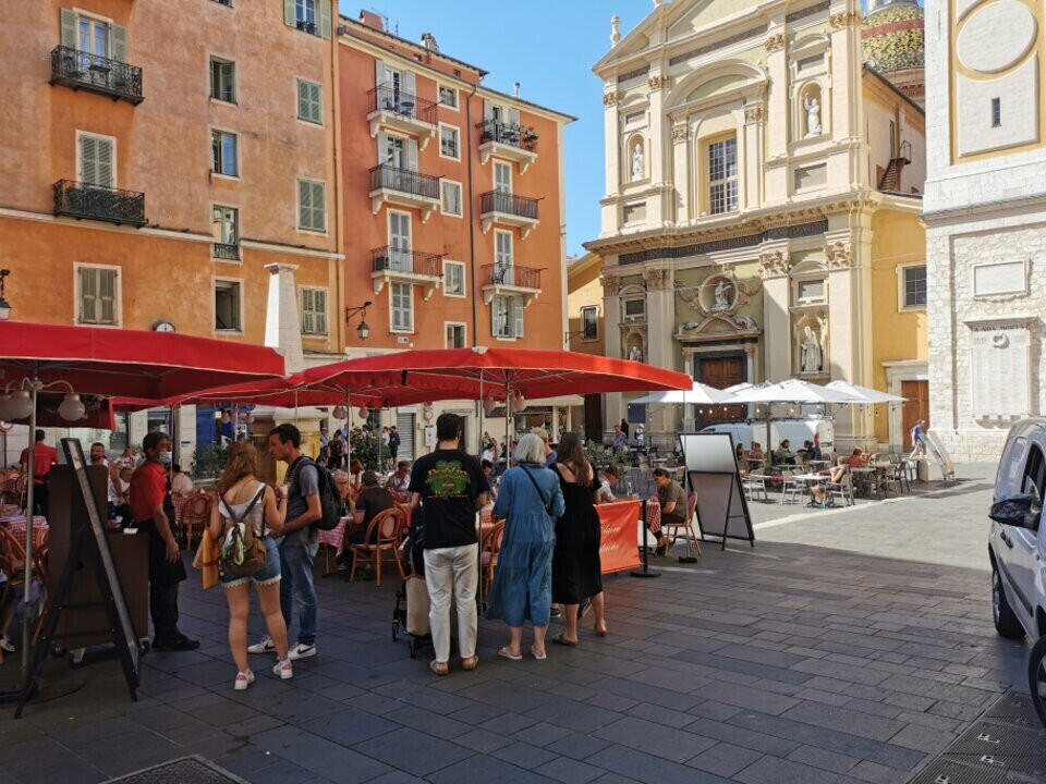 Vente restaurant terrasse dans le vieux Nice