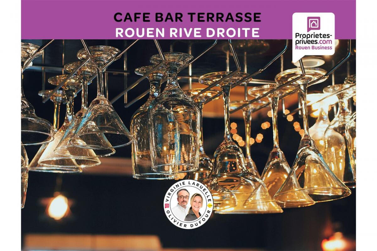 Vente bar café terrasse à Rouen centre Rive Droite