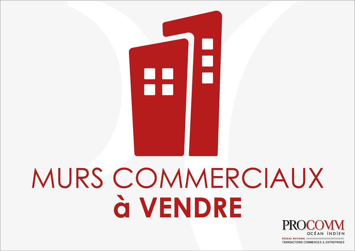 A vendre murs commerciaux 90m² Saint Pierre centre