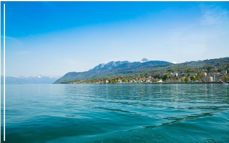 Vente hôtel 1000m² vue lac leman Evian les Bains