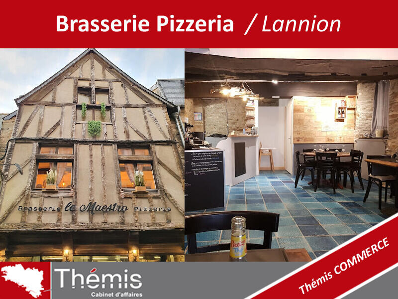 Vente pizzeria brasserie centre ville de Lannion