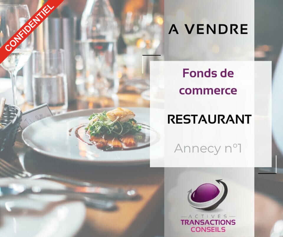 Restaurant Licence IV à vendre à Annecy empl n°1