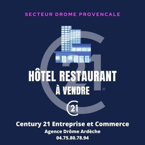 A vendre  hôtel restaurant en Drôme Provençale