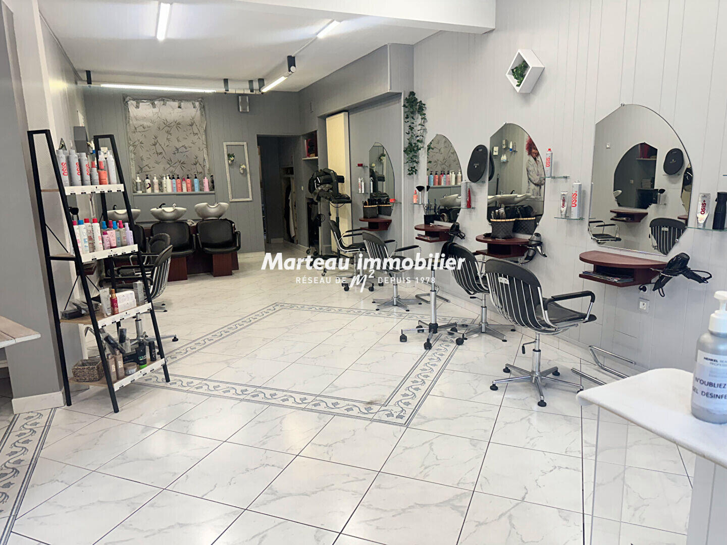 Vend salon de coiffure esthétique Le Mans centre