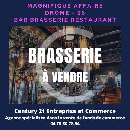 Vente magnifique bar brasserie dans la Drôme