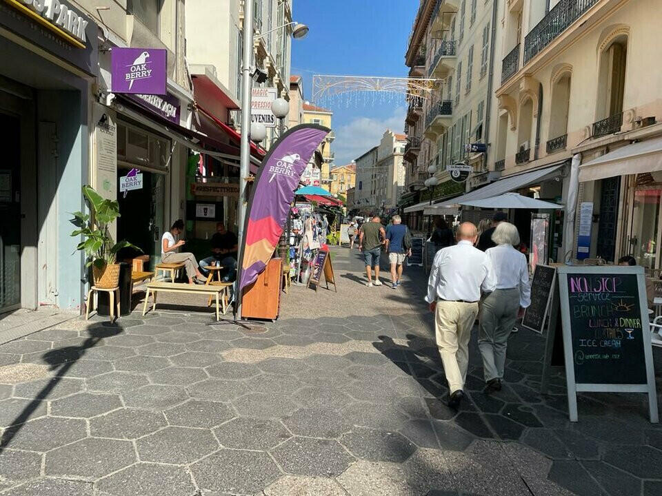 Vente FDC restaurant dans piétonne de Nice