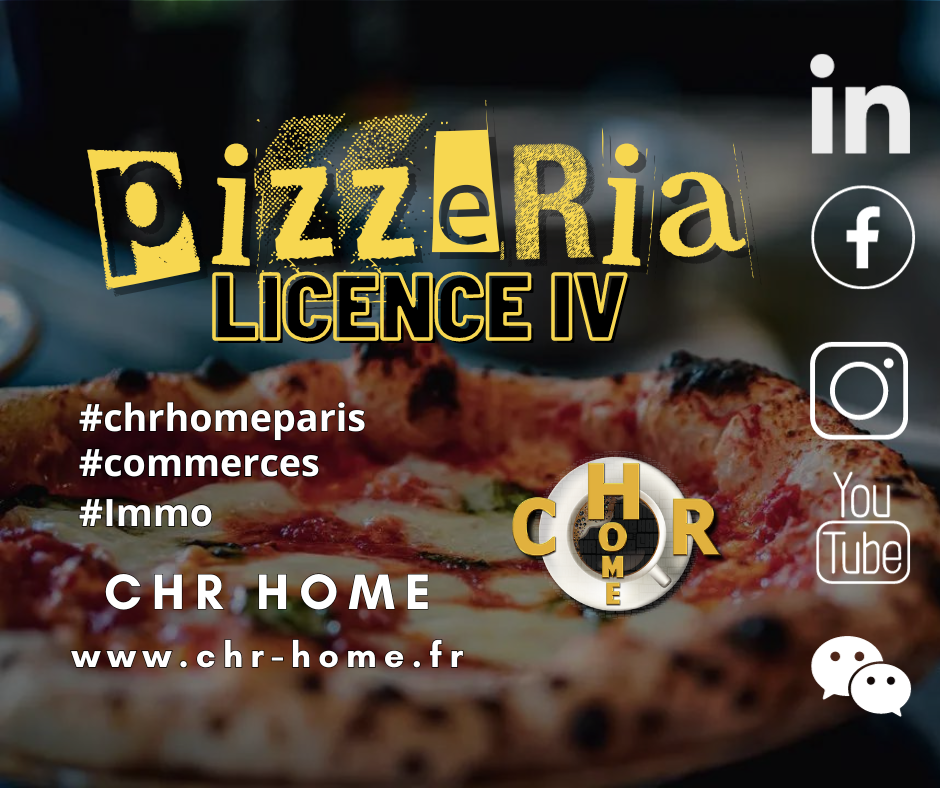 Vend resto pizza lic4 Paris 15 proche Tour Eiffel