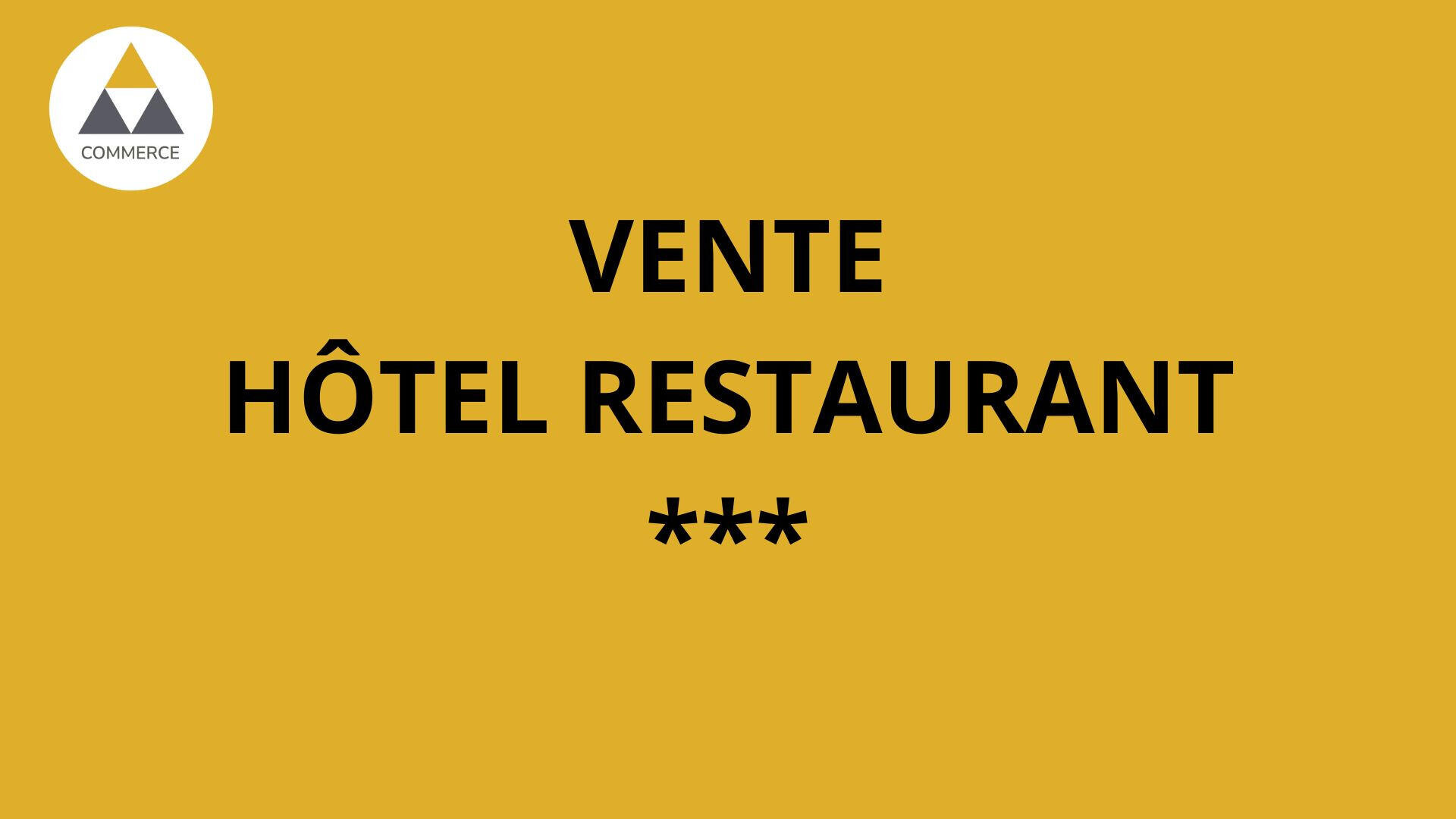 Vente hôtel restaurant *** sur axe Paris Toulouse