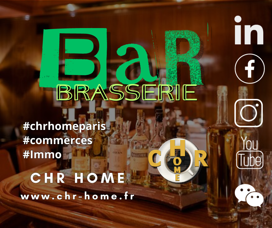 Vend bar brasserie 70 pl à Paris centre emplac 1