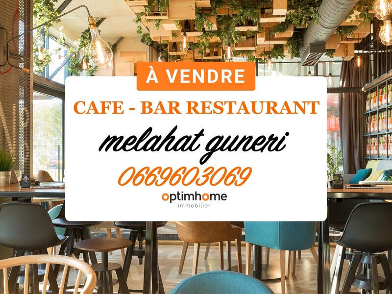 Vend café bar restaurant 250m² d'angle Saint Denis