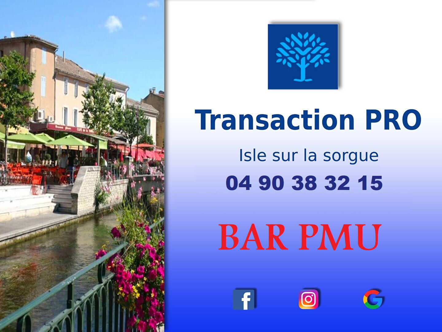 Vente bar PMU rapido dept Bouches du Rhône