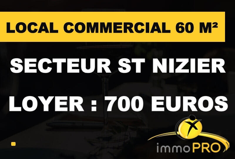 Droit au bail local commercial 55m² à Lyon 69001