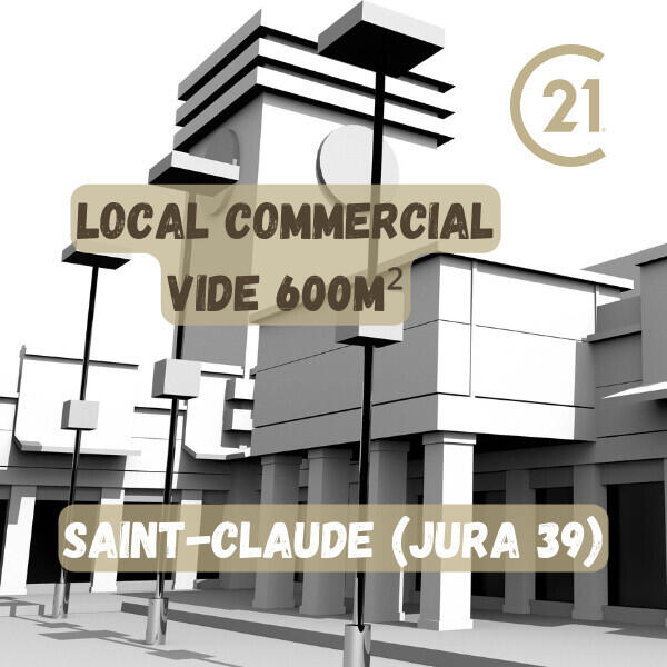 Vente local commercial de 600m² à Saint Claude