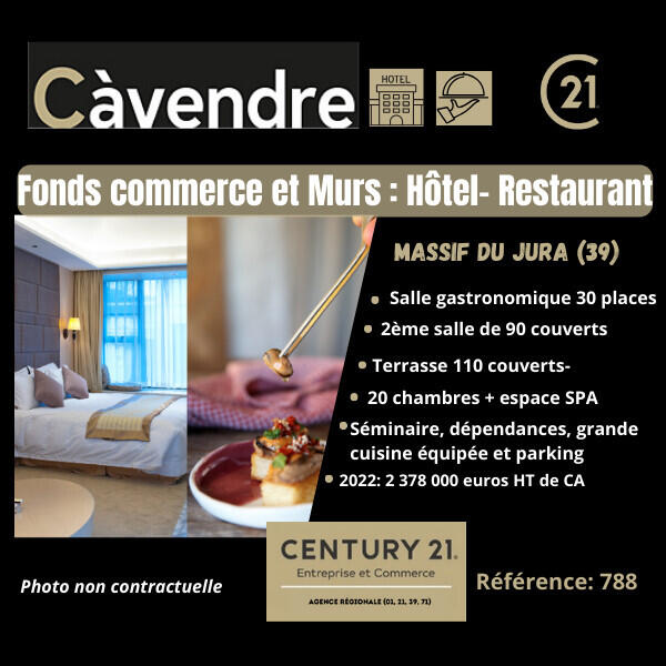 Vente hôtel restaurant en Bourgogne Franche-Comté 