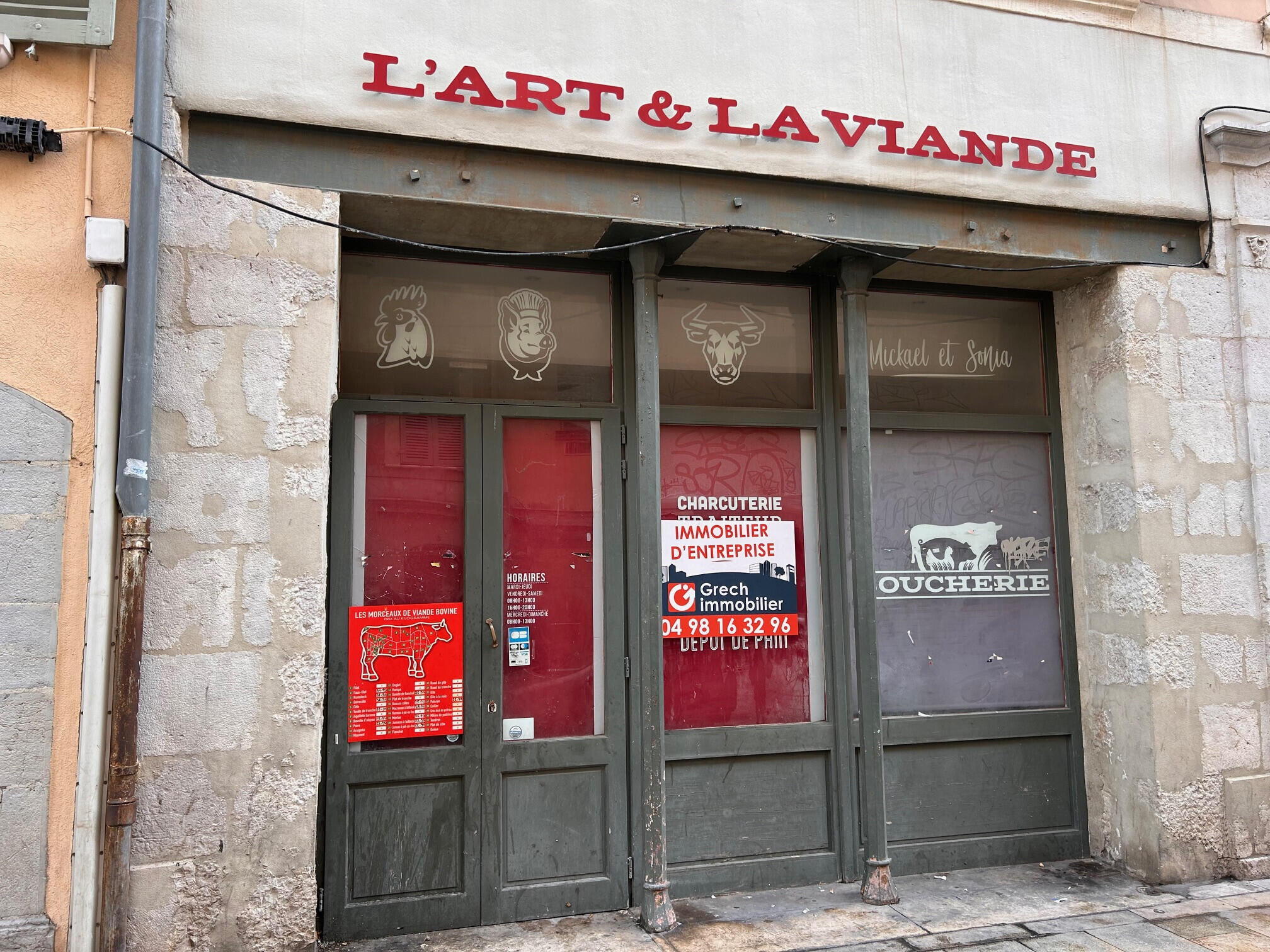 A louer local commercial 86m² Place d'armes Toulon