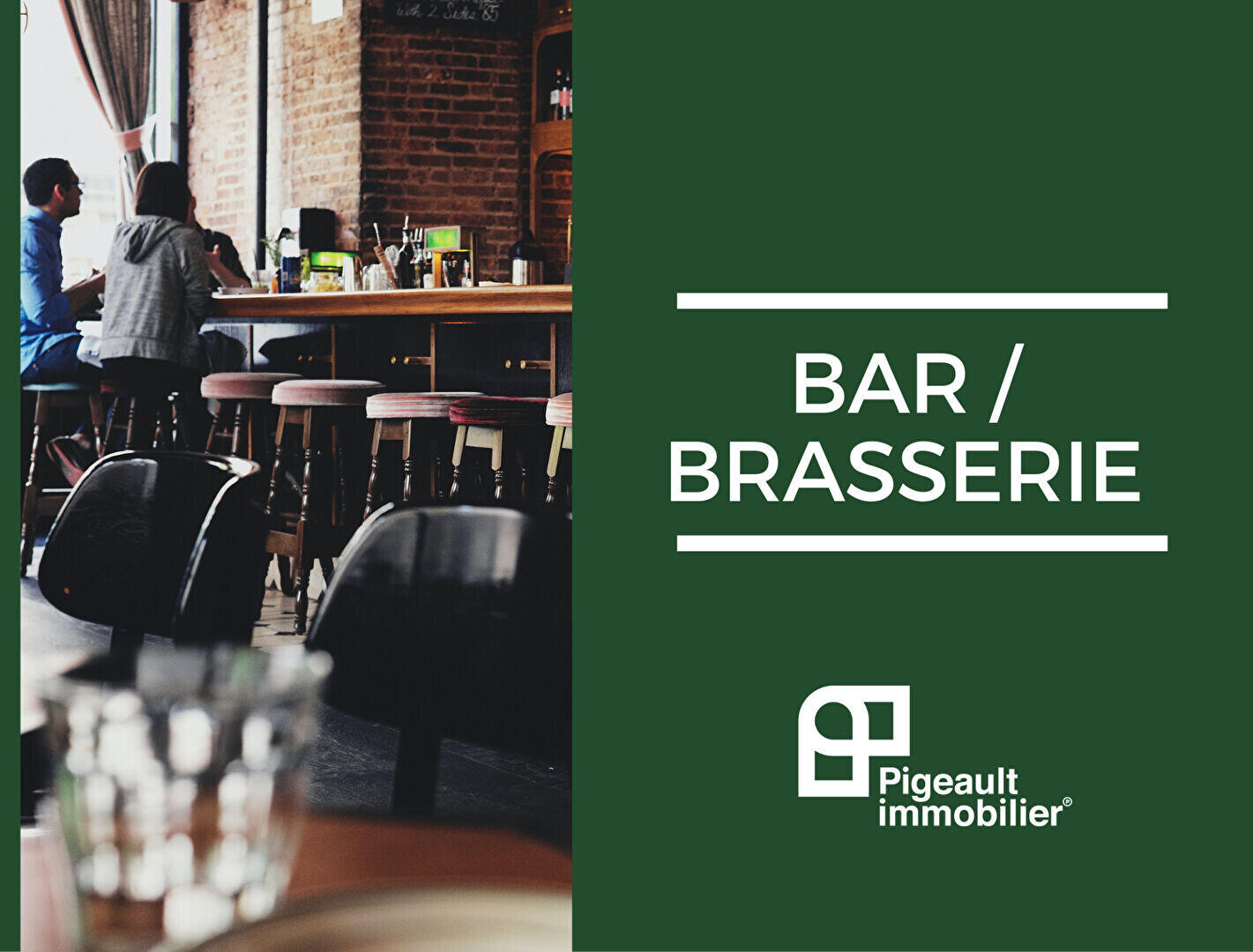 Vend bar brasserie restaurant terrasse à Rennes