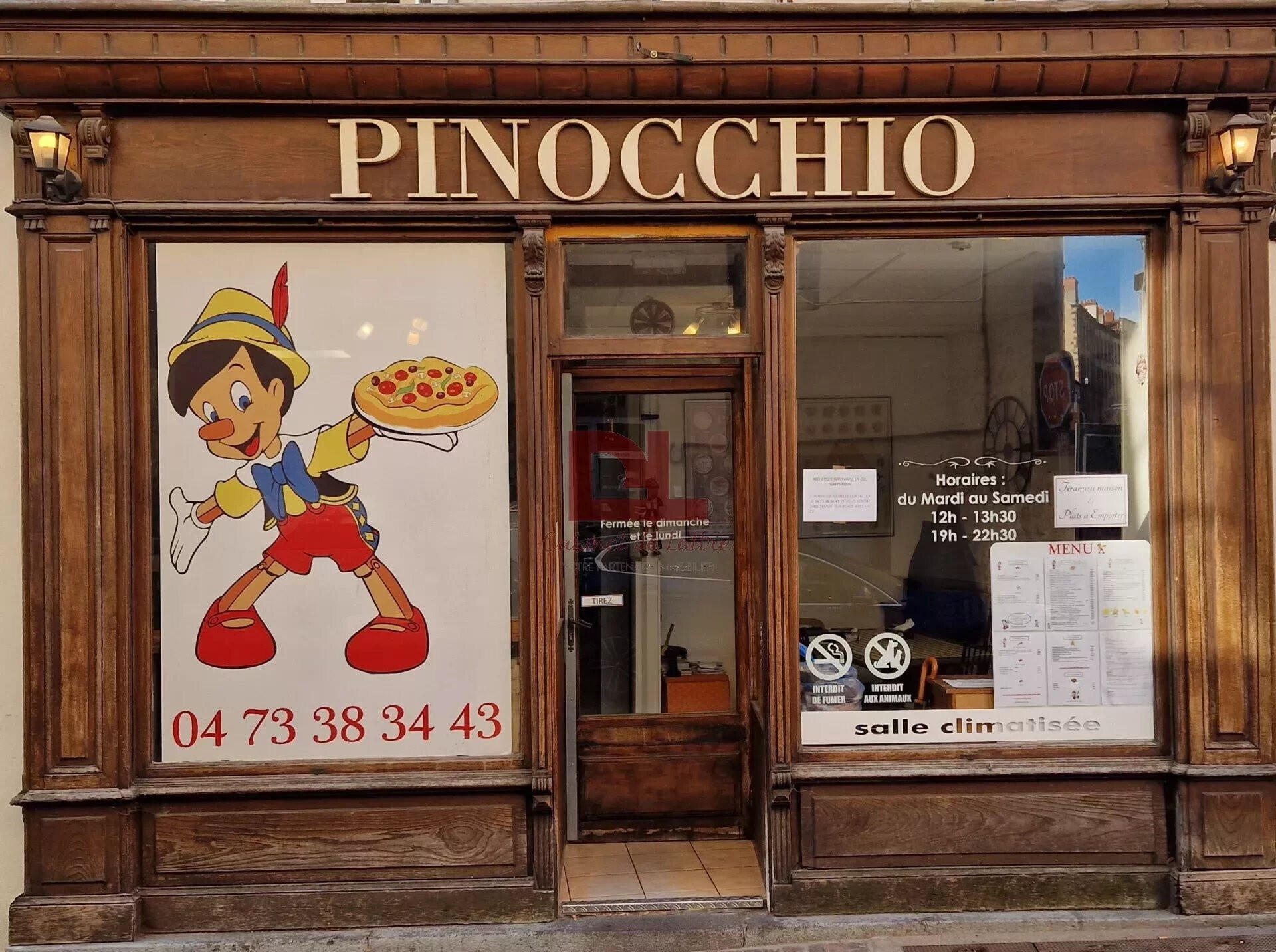 Vente restaurant-pizzeria le Pinocchio à Riom