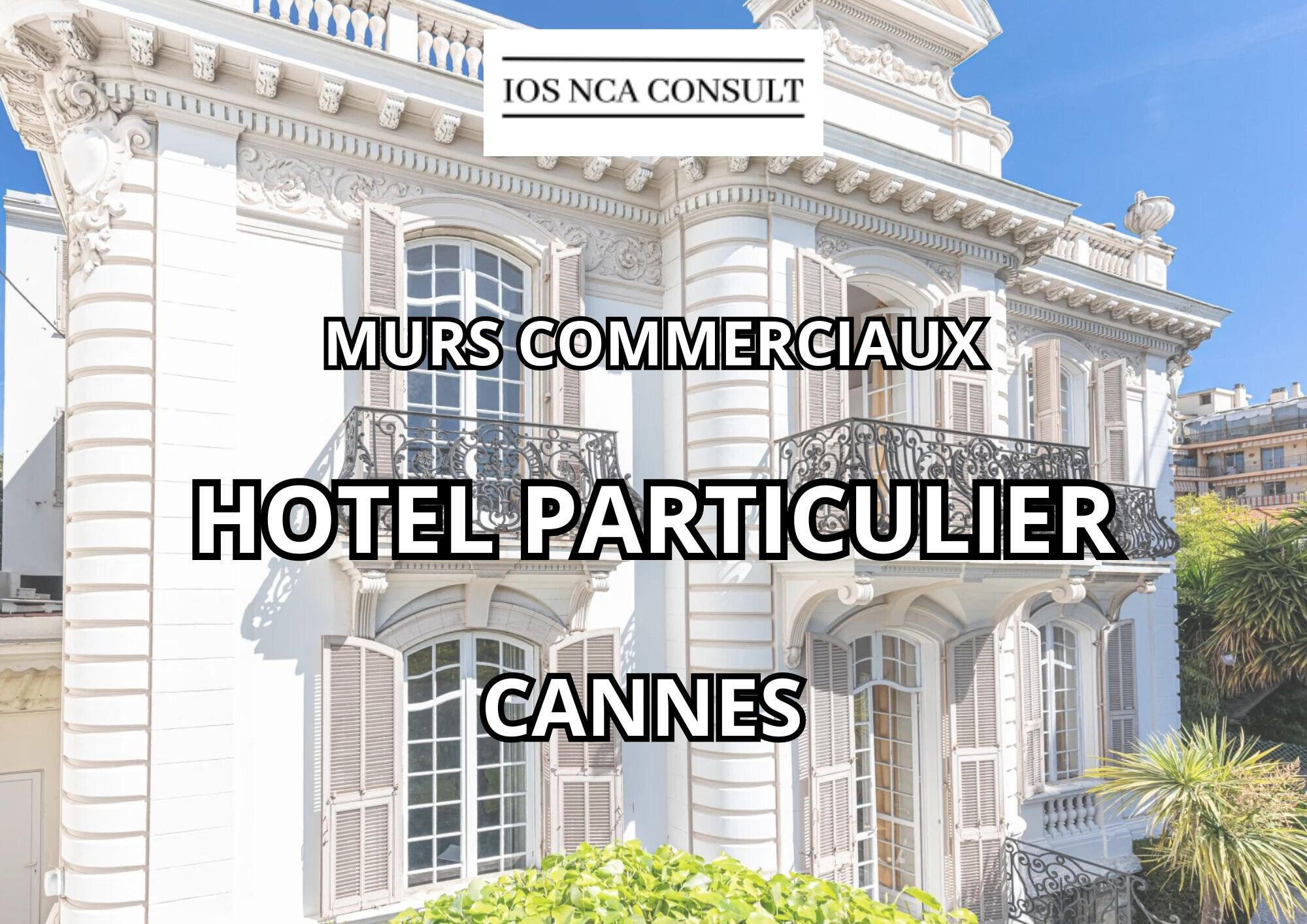 Vente hôtel particulier 500m² vue mer à Cannes