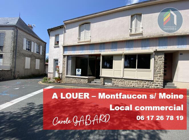 Loue local commercial de 65m² Montfaucon-Montigné