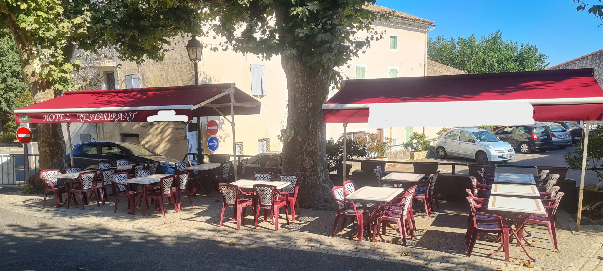 AV fonds + murs bar restaurant Ardèche Méridionale
