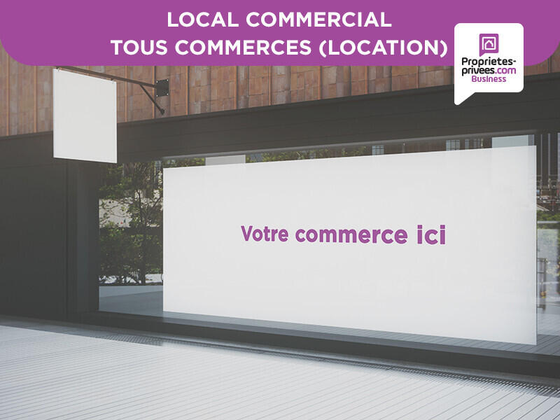 A louer local commercial 54m² secteur Nonancourt