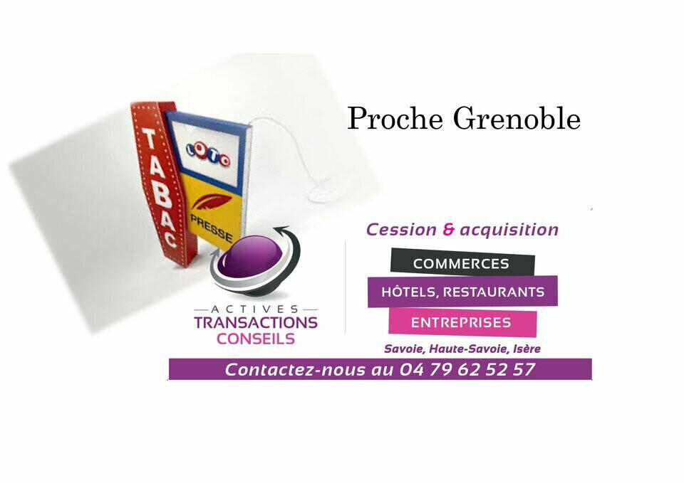 FDC Tabac Presse Loto à vendre proche de Grenoble