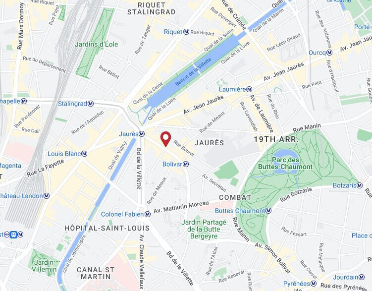 Location local de 57m² top empl Paris av. Secrétan