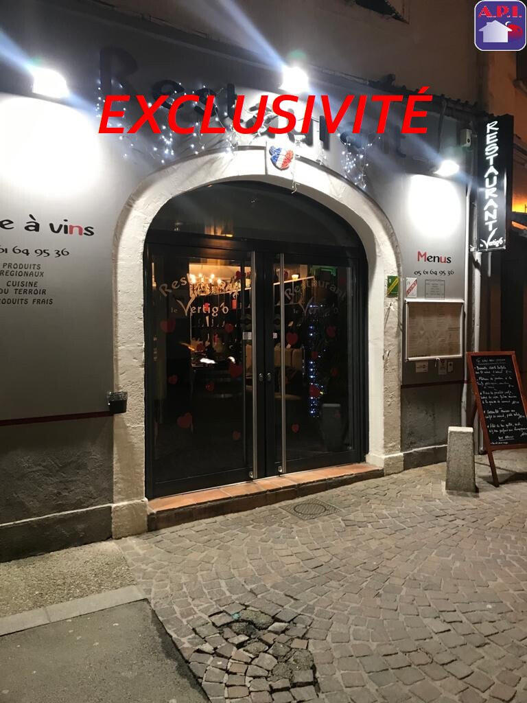 Vend restaurant au pied du chateau de Foix