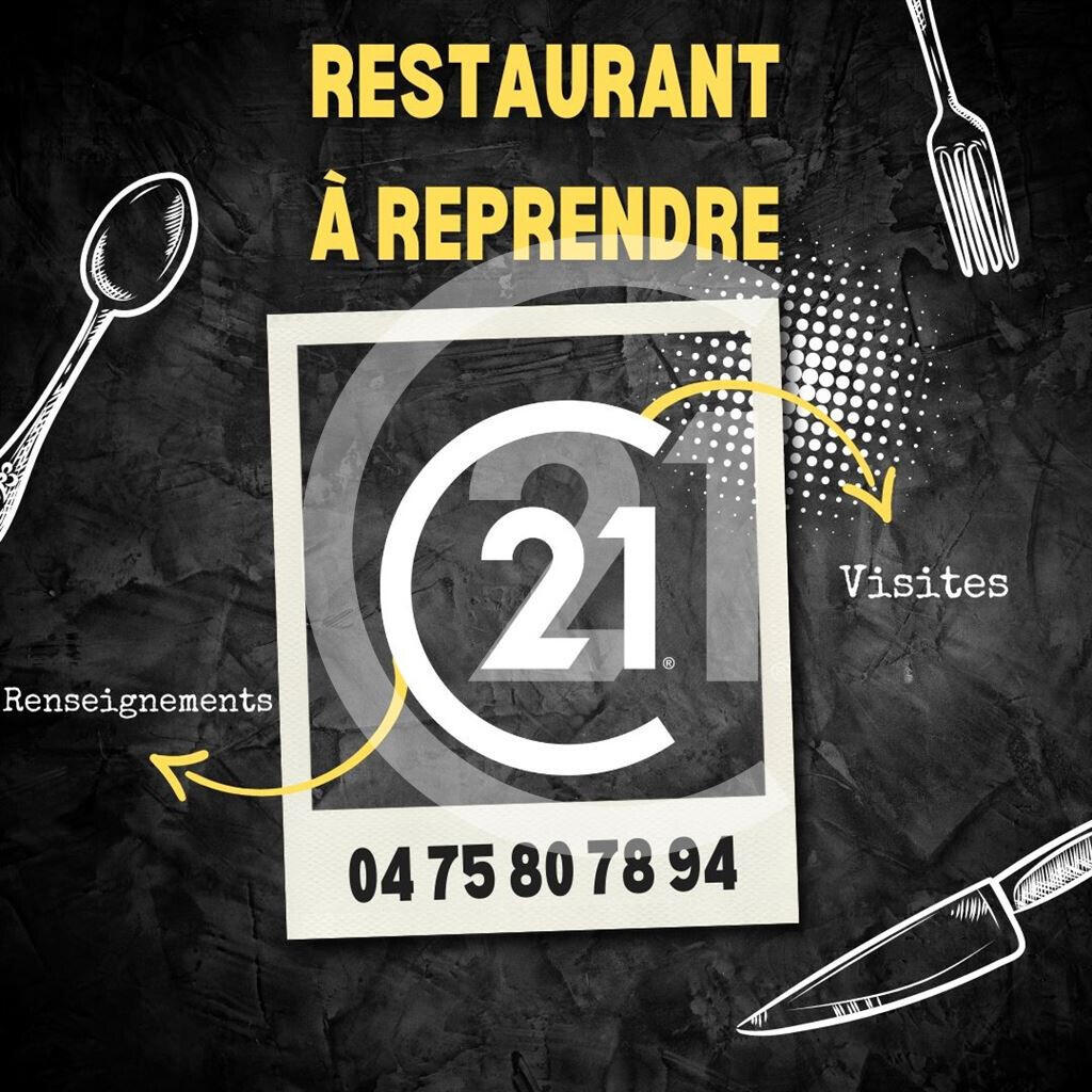 Loue local restaurant 150m² extraction à Valence