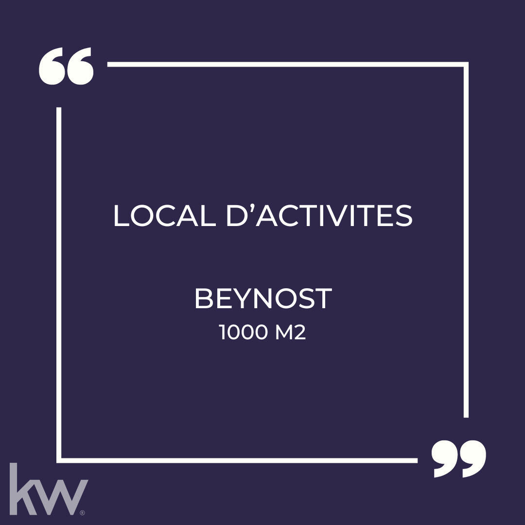Vente local d'activités de 1000m² à Beynost