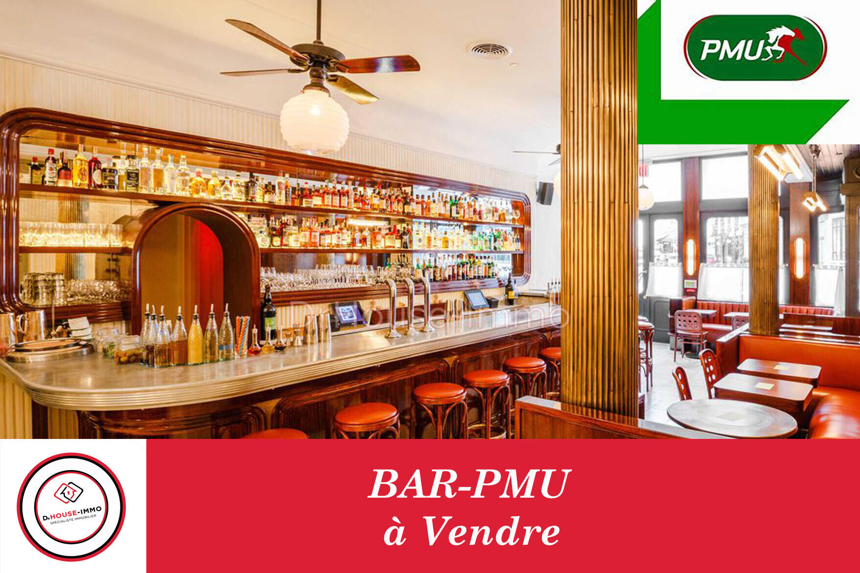 Vente bar PMU équipé à Saint Glidas des Bois