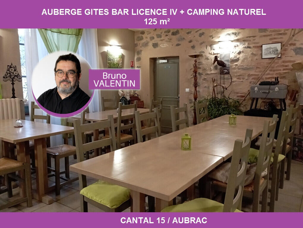 AV auberge bar licence IV dans le Cantal