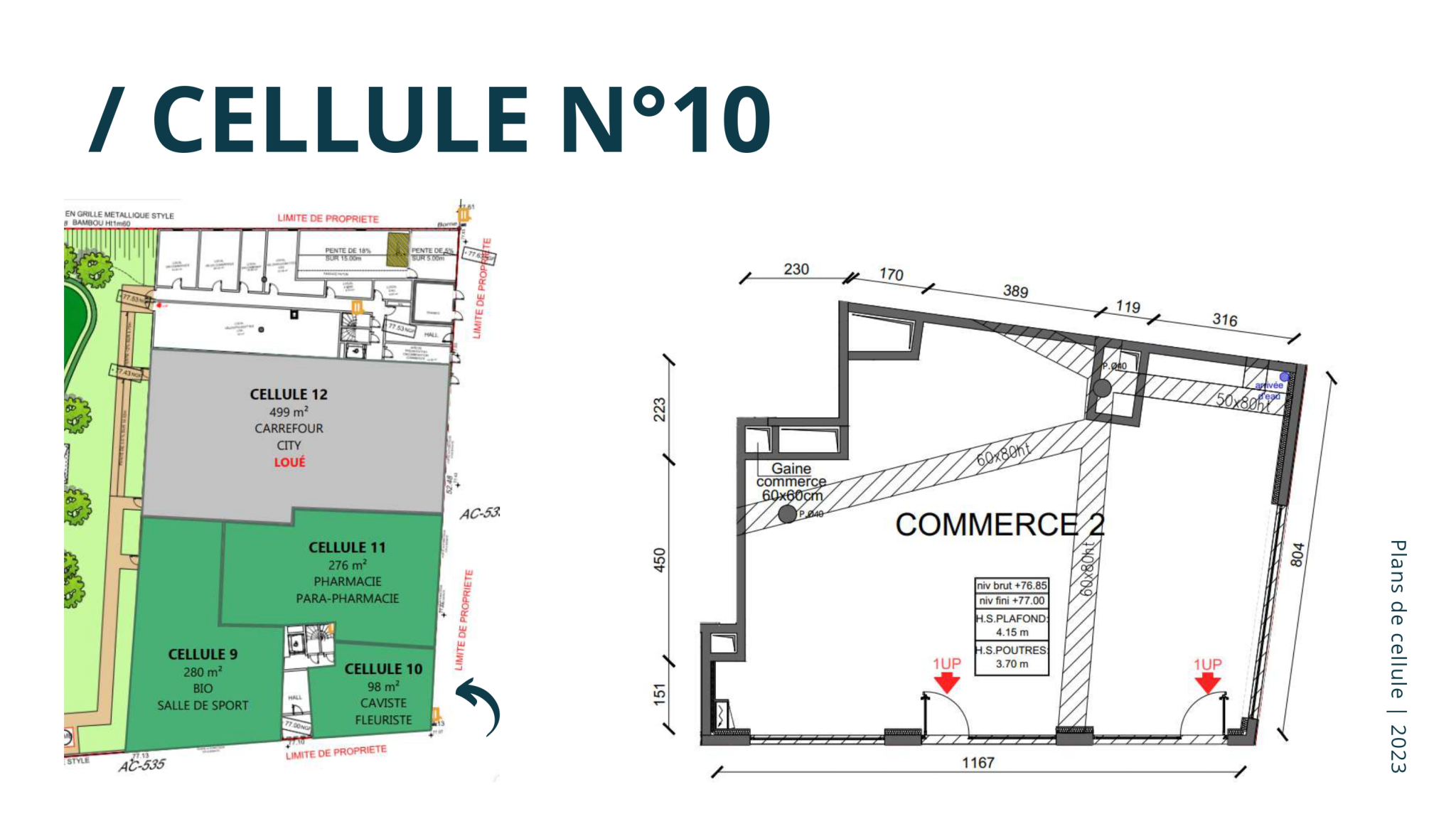 Location local commercial neuf 98m² à Melun 