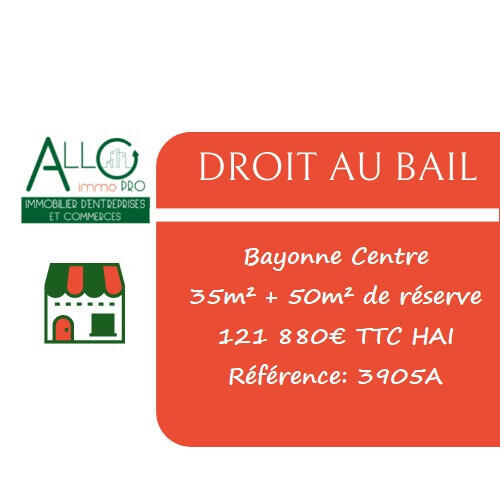 A vendre DAB de 35m² en angle à Bayonne centre