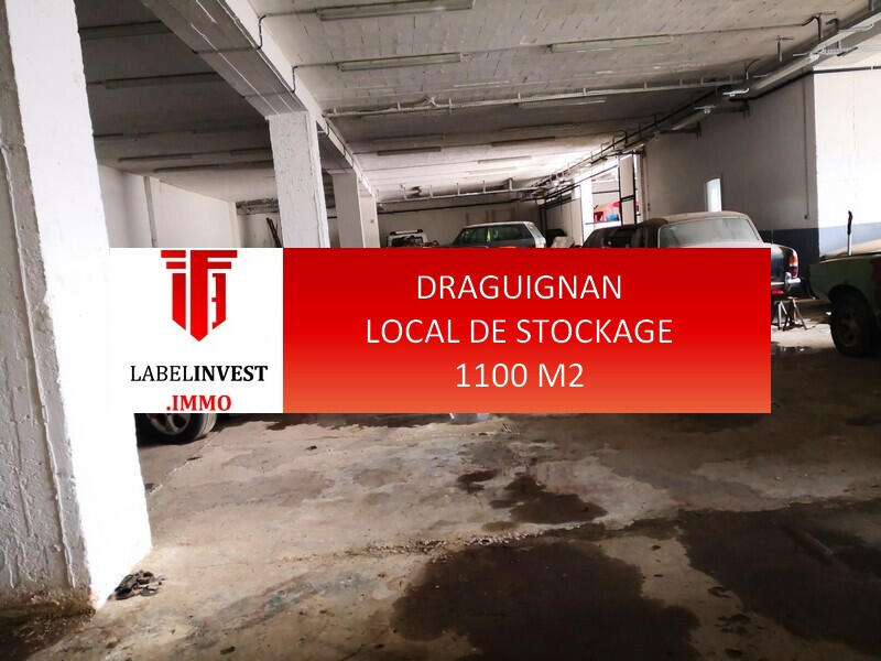 Vente local pour stockage 1100m² à Draguignan