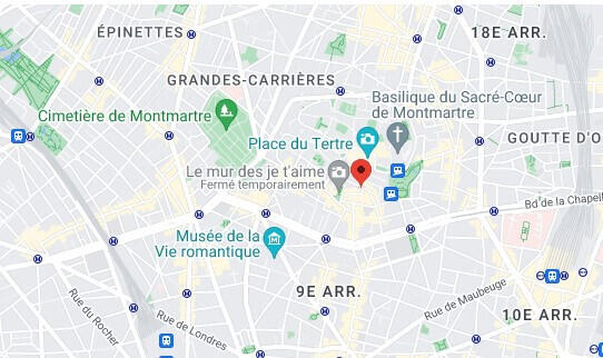 Vente salon de thé à Paris cœur Montmartre 75018