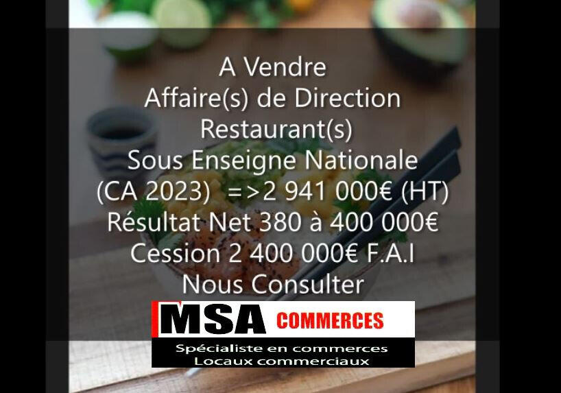 Cession restaurant(s) sous enseigne Montpellier