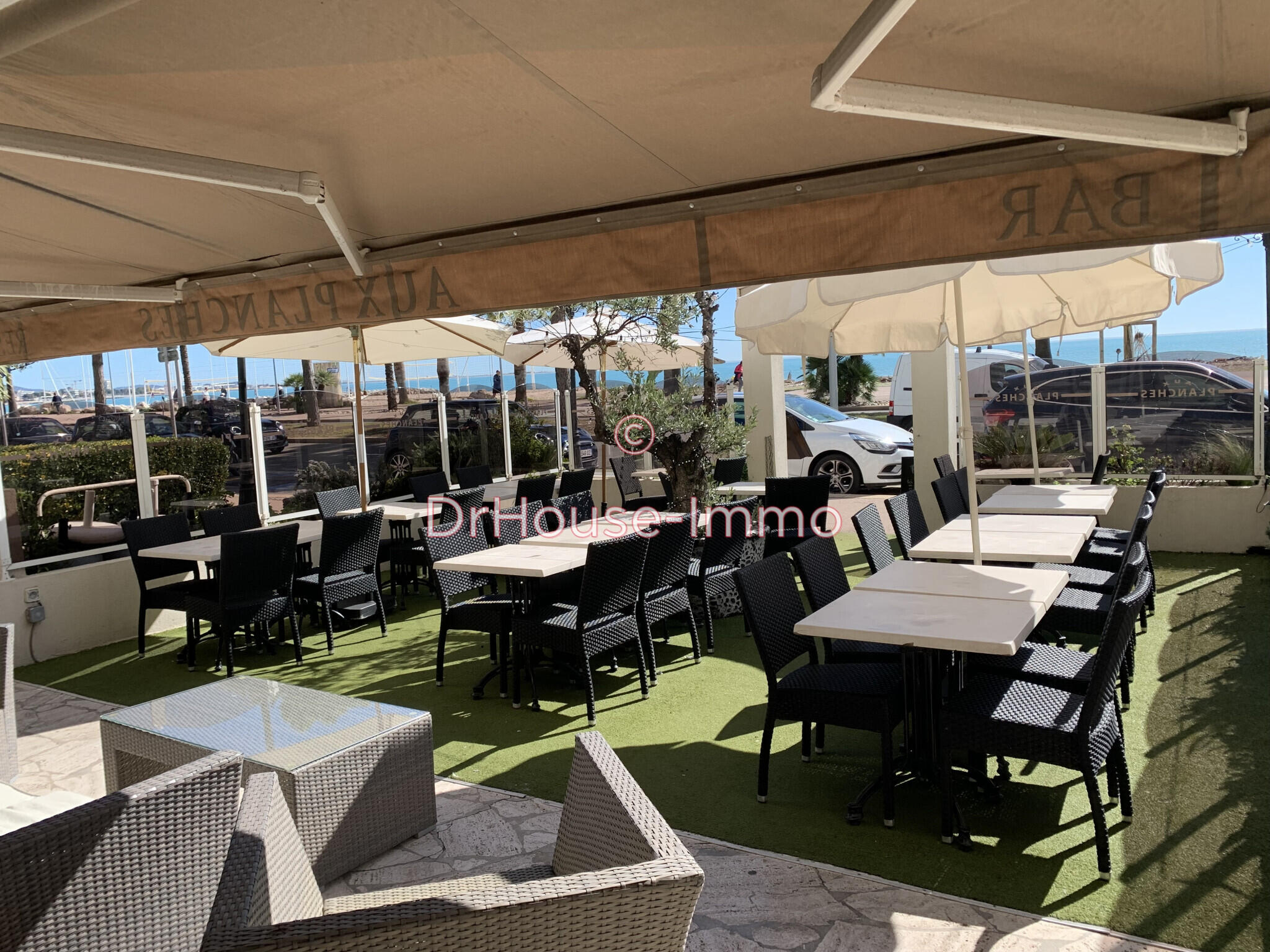 Vente restaurant terrasse bord de mer Cagnes/Mer