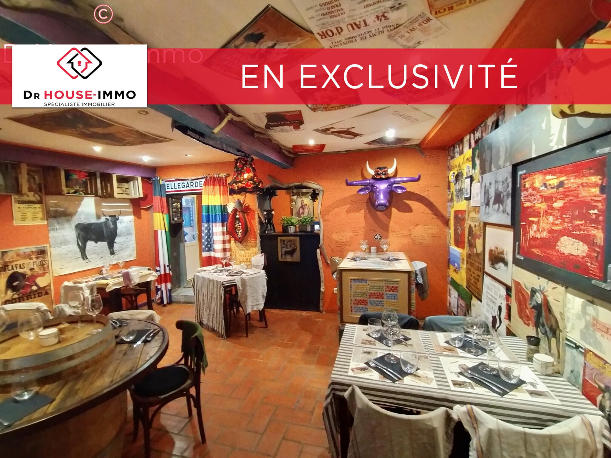 Vente murs + fonds restaurant à Aigues-Mortes