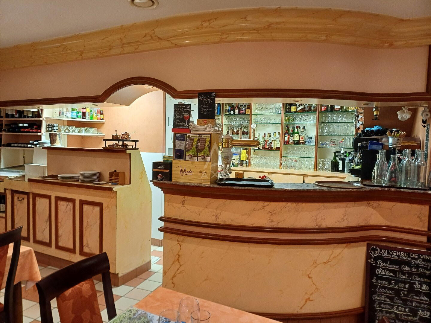 Vente fonds de commerce bar restaurant à Dieppe