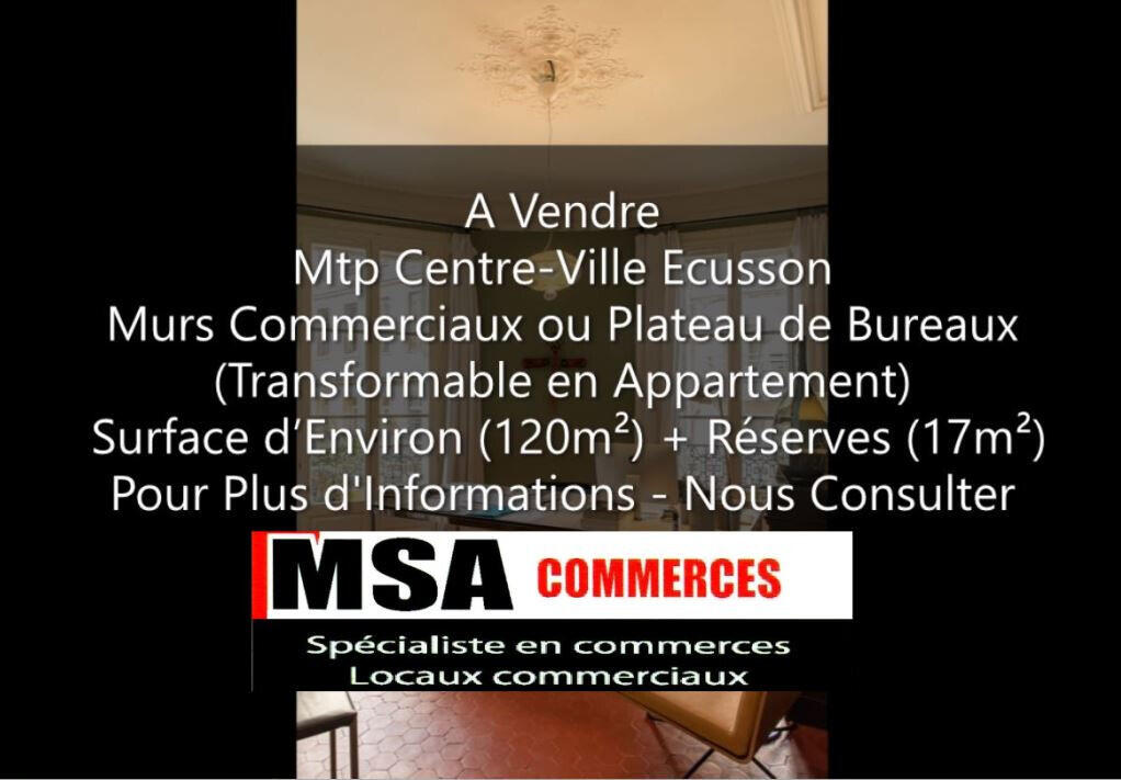 Vente murs commerciaux 137m² à Montpellier Ecusson