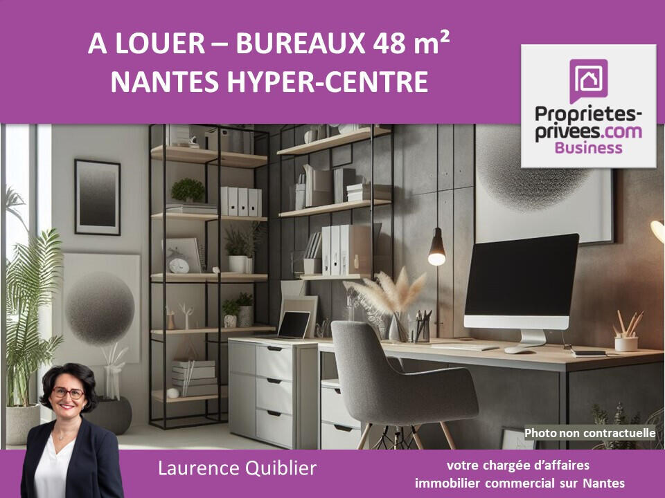 Bureaux 48m² R+4 à louer en hyper centre de Nantes