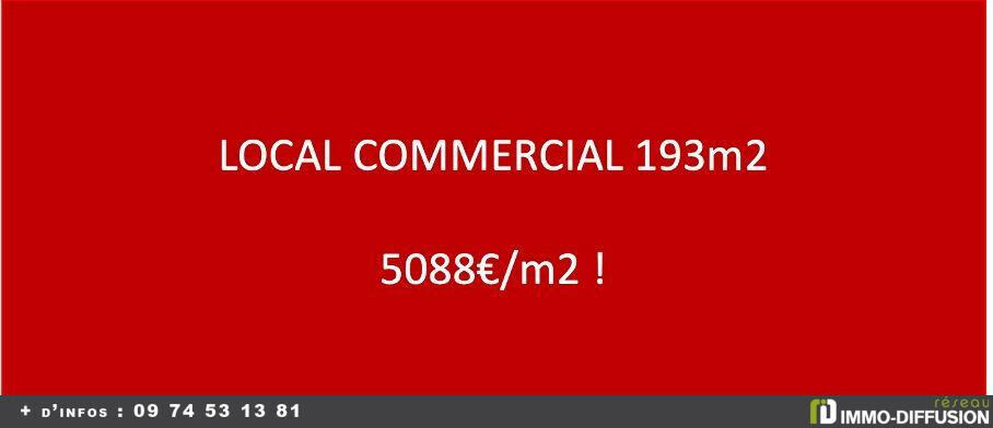 Vente local commercial 193m² à Issy-les-Moulineaux